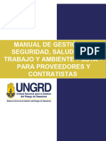 Manual de Contratistas y Proveedores SSTA 2022