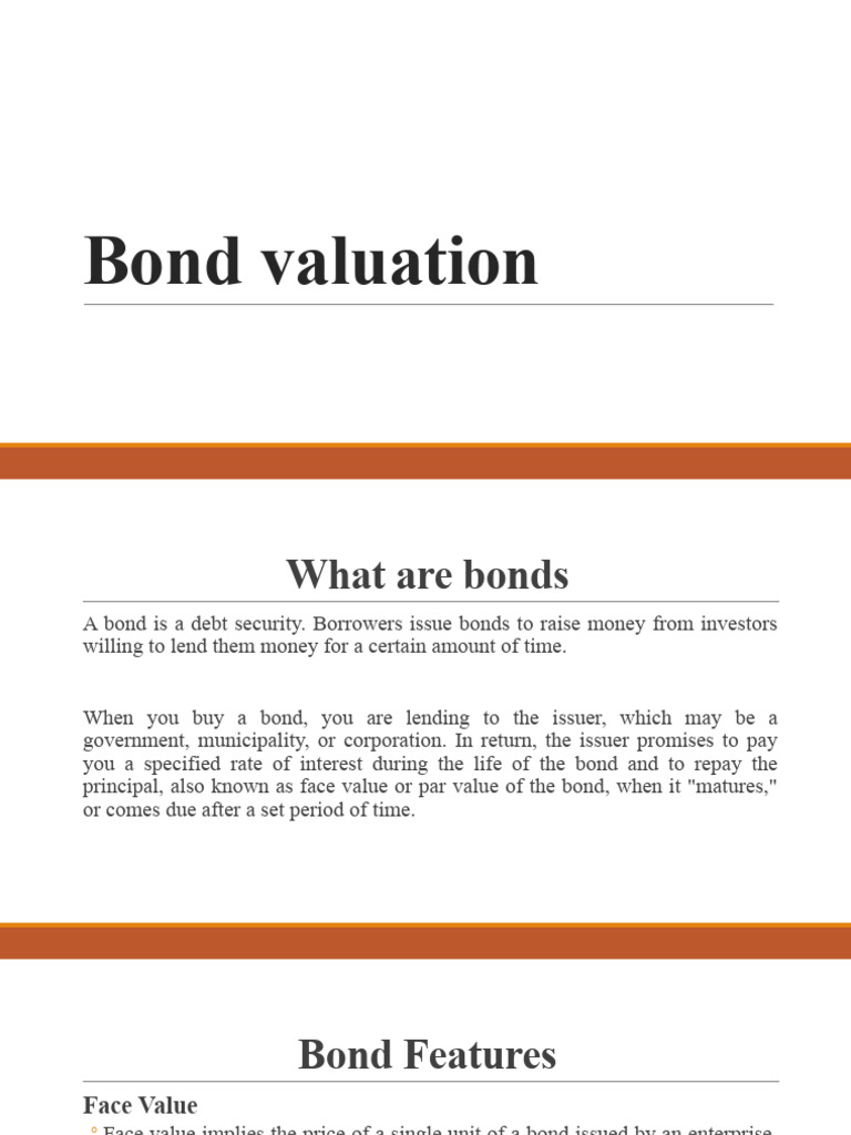 Chapter 3 Bond Valuation Pdf Bonds Finance Cost Of Living