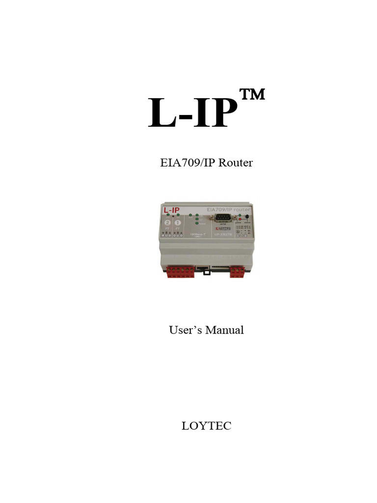 L IP Users Manual | PDF | Computer Network | Ip Address