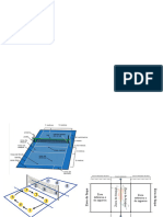 Campo de Voley Con Medidas