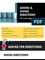 Asking & Giving Directions