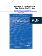 Download textbook Global Regulation Of Foreign Direct Investment 1St Edition Sherif H Seid ebook all chapter pdf 