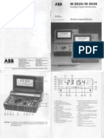 Handbuch ABB M2035
