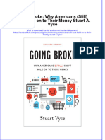 PDF Going Broke Why Americans Still Cant Hold On To Their Money Stuart A Vyse Ebook Full Chapter