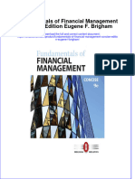 Textbook Fundamentals of Financial Management Concise Edition Eugene F Brigham Ebook All Chapter PDF
