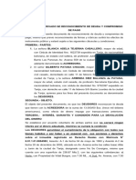 Documento Privado de Reconocimiento de Deuda