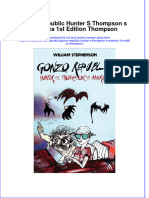 Download textbook Gonzo Republic Hunter S Thompson S America 1St Edition Thompson ebook all chapter pdf 