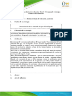 Anexo 1 - Formato 1 - Diseño Estrategia de Educación Ambiental