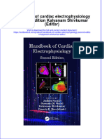 Download pdf Handbook Of Cardiac Electrophysiology Second Edition Kalyanam Shivkumar Editor ebook full chapter 