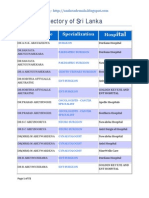 Doctor's Directory of Sri Lanka