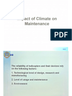 Impact of Climate on Maintenance