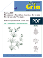 Catálogo Macroalgas 2012