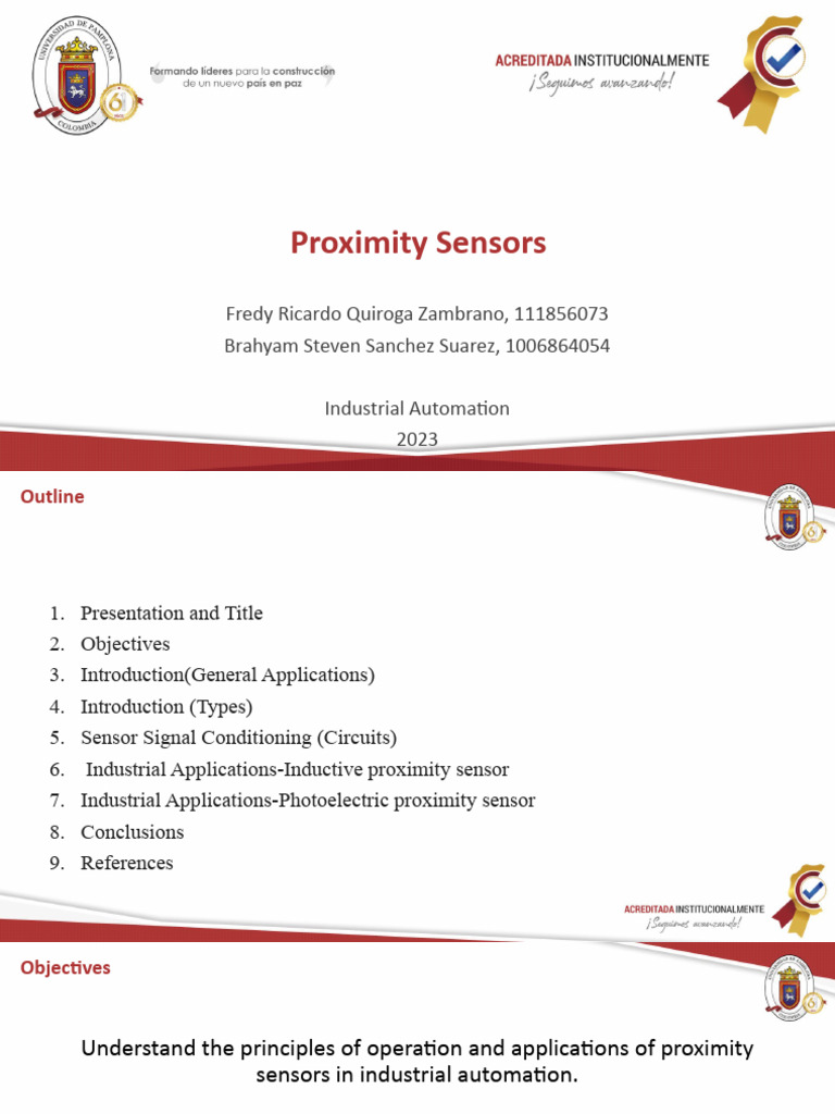 Proximity Sensor Template | PDF | Sensor | Automation