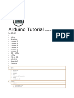 Arduino TutorialLesson 1