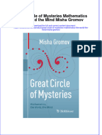 Download textbook Great Circle Of Mysteries Mathematics The World The Mind Misha Gromov ebook all chapter pdf 