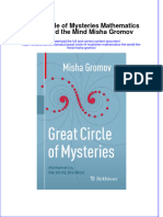 Textbook Great Circle of Mysteries Mathematics The World The Mind Misha Gromov Ebook All Chapter PDF
