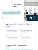 Condiciones de Ventilacion en Puestos de Trabajo