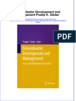 Textbook Groundwater Development and Management Pradip K Sikdar Ebook All Chapter PDF