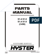 S1.4 S1.6 S1.4 S1.6 (C456) : 1706858 ©2009 Hyster Company 03/2009