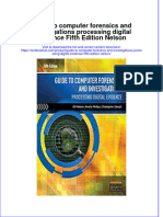 Download textbook Guide To Computer Forensics And Investigations Processing Digital Evidence Fifth Edition Nelson ebook all chapter pdf 