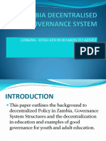 ZambiaDecentralisedLocalGovernanceSystem