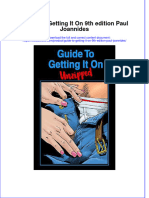 ebffiledoc_807Download textbook Guide To Getting It On 9Th Edition Paul Joannides ebook all chapter pdf 