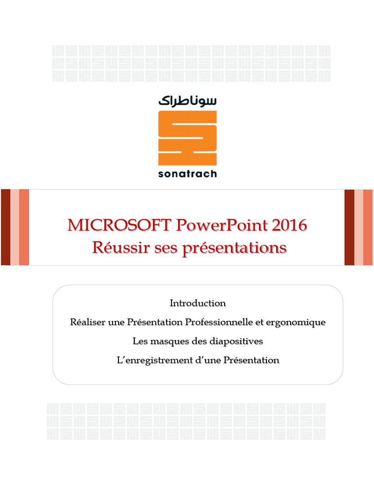 PowerPoint 2016 : Réussir vos Présentations | PDF | Microsoft ...