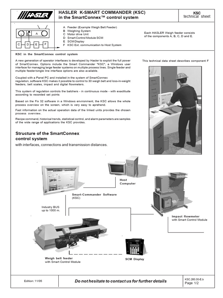 Hasler K-Smart Commander (KSC) in The Smartconnex™ Control System | PDF ...