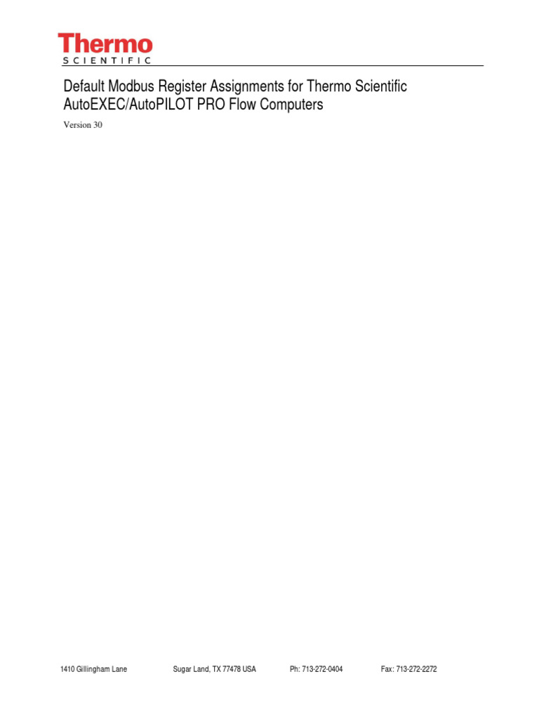 AE APP Default Modbus Register Assignments 31 | PDF | Computer Science ...