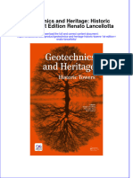 Download textbook Geotechnics And Heritage Historic Towers 1St Edition Renato Lancellotta ebook all chapter pdf 