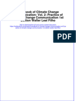 Download textbook Handbook Of Climate Change Communication Vol 2 Practice Of Climate Change Communication 1St Edition Walter Leal Filho ebook all chapter pdf 