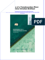 PDF Governance of A Transboundary River The Rhone Christian Brethaut Ebook Full Chapter