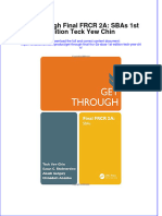 Textbook Get Through Final FRCR 2A Sbas 1St Edition Teck Yew Chin Ebook All Chapter PDF