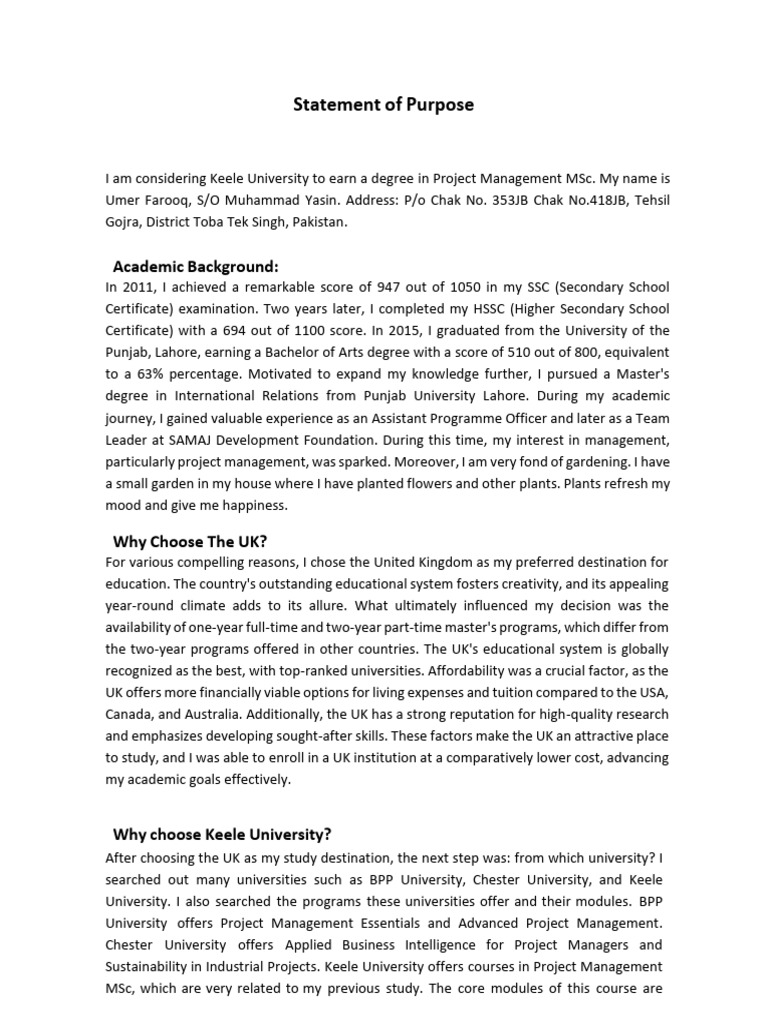 sop-keele-project-management-msc-pdf-academic-degree-university