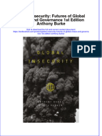 Download textbook Global Insecurity Futures Of Global Chaos And Governance 1St Edition Anthony Burke ebook all chapter pdf 