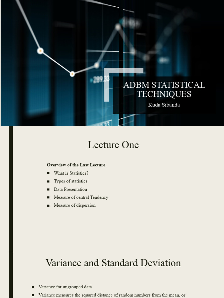 ADBM Statistical Techniques Overview | PDF | Cost Of Living | Price Indices