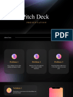 Dark Modern Corporate App Development Startup Pitch Deck Presentation