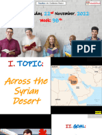 5th Lesson 38th - Across The Syrian Desert