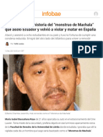 Gilberto Chamba La espeluznante historia del monstruo de Machala que asoló Ecuador y volvió a violar y matar en España Infobae Artículo