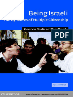 [Gershon Shafir, Yoav Peled] Being Israeli the Dy