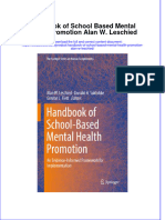 Textbook Handbook of School Based Mental Health Promotion Alan W Leschied Ebook All Chapter PDF
