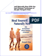 Download textbook Heal Yourself Naturally Now With The Established Chinese Technique Of Paidalajin Hongchi Xiao ebook all chapter pdf 