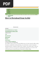 How To Download From Scribd