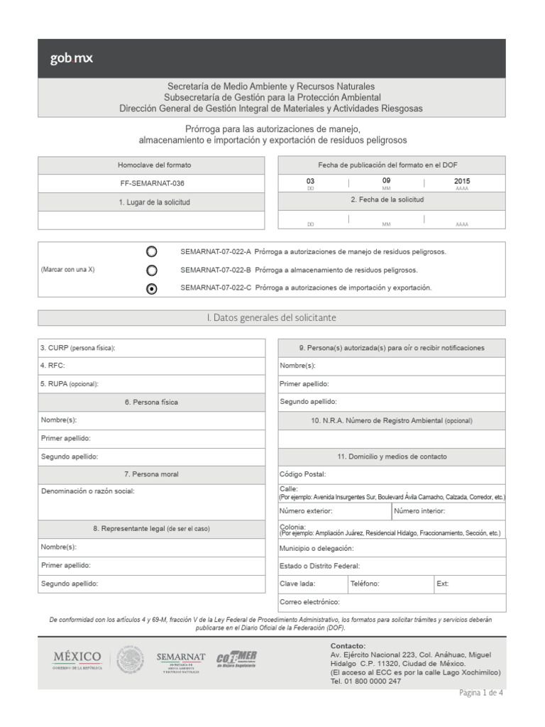 Prórroga Autorizaciones Residuos Peligrosos | PDF | Residuos | Materiales