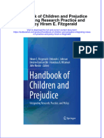 Download pdf Handbook Of Children And Prejudice Integrating Research Practice And Policy Hiram E Fitzgerald ebook full chapter 