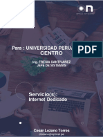 Propuesta Universidad Privada Del Centro