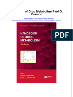 PDF Handbook of Drug Metabolism Paul G Pearson Ebook Full Chapter