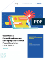 LPDP - User Manual Penerbitan Dokumen Kelengkapan Beasiswa