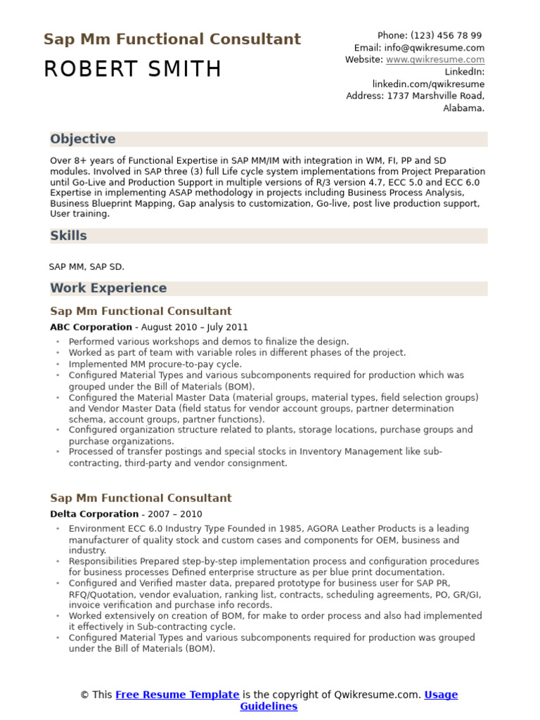 SAP MM FUNCTIONAL CONSULTANT SALARY visual data 4