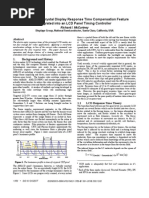 48.3: A Liquid Crystal Display Response Time Compensation Feature Integrated Into An LCD Panel Timing Controller